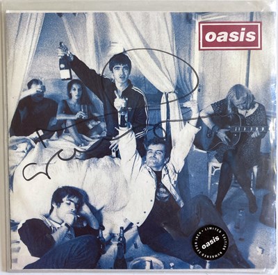 Lot 435 - OASIS SIGNED CIGARETTES AND ALCOHOL 7".