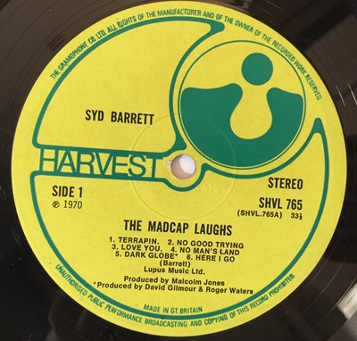 Lot 607 - SYD BARRETT - THE MADCAP LAUGHS LP (1ST UK PRESSING - HARVEST SHVL 765)