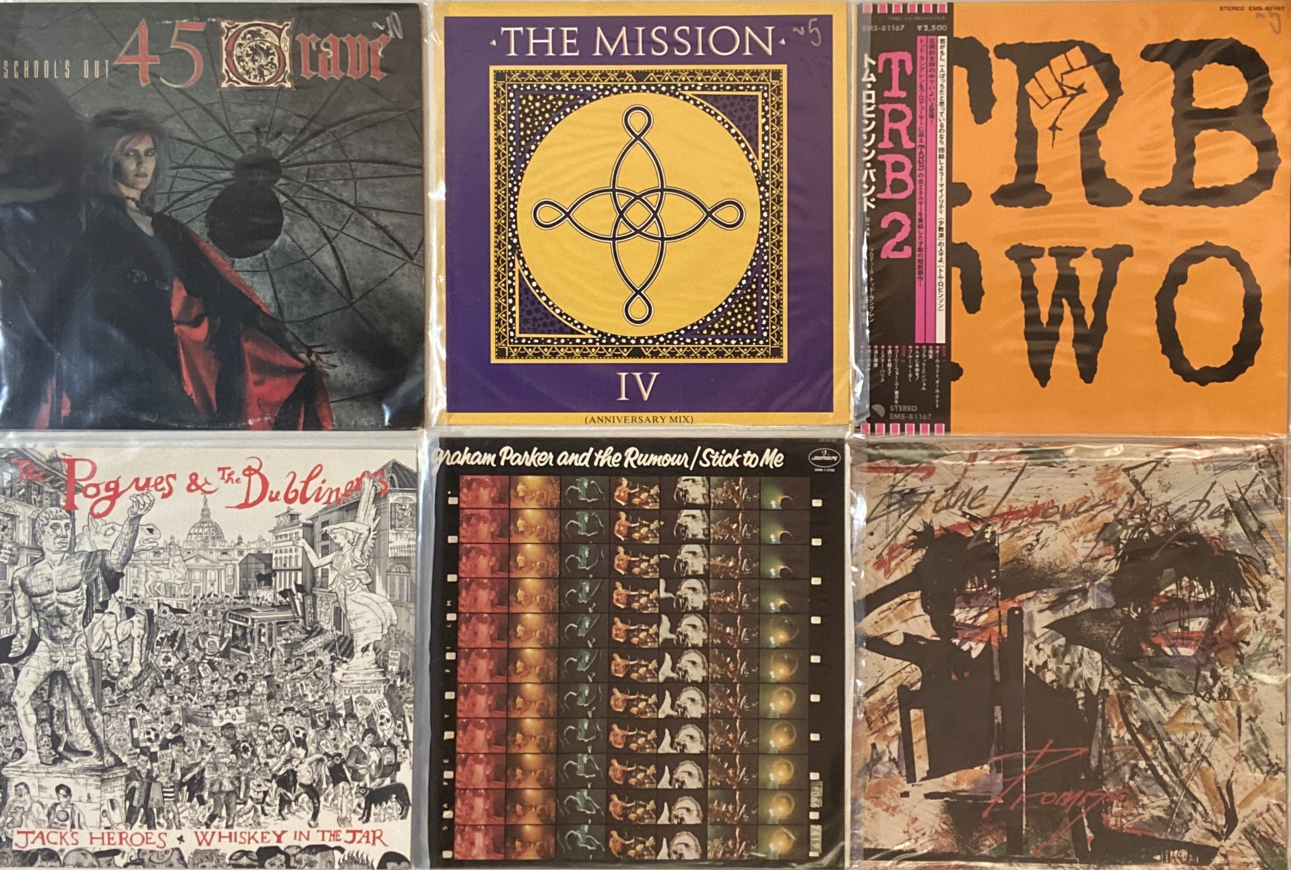 Lot 606 - PUB/ GOTH/ HARD ROCK - LPs/12