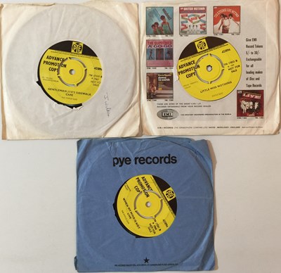 Lot 654 - STATUS QUO - 7" UK PYE 60s PROMO RARITIES