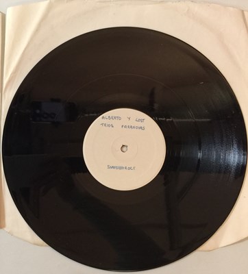 Lot 665 - ALBERTO Y LOST TRIOS PARANOIAS - SNUFF ROCK (12" WHITE LABEL TEST PRESSING - STIFF DJ EP).