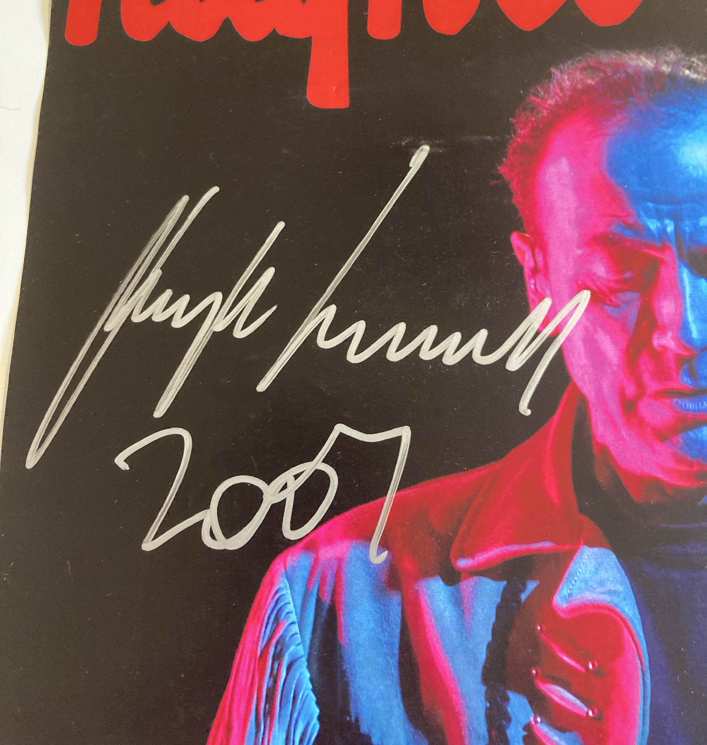 Punk Sign Post Lot 447 - SIGNED PUNK / POST PUNK POSTERS.