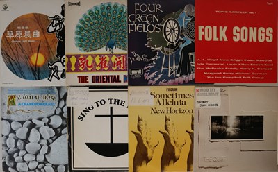 Lot 667 - WORLD / FOLK / SONGS - LIBRARIES - LPs/10"s