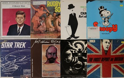 Lot 669 - SPOKEN WORD/POETRY/COMEDY/TV-RADIO SHOWS - LPs/10"s