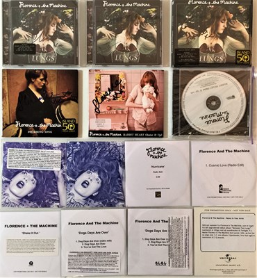 Lot 617 - FLORENCE & THE MACHINE - CDs (INC SIGNED & PROMOS)