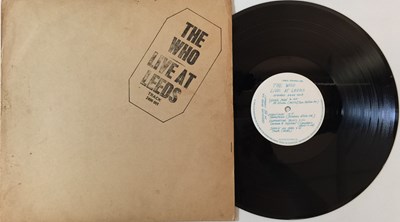 Lot 623 - THE WHO - LIVE AT LEEDS LP (ORIGINAL UK 'BLACK LETTERING' COPY - TRACK 2406 001)