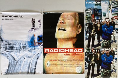 Lot 465 - FOUR RADIOHEAD POSTERS