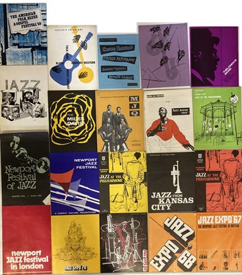 Lot 108 - JAZZ AND BLUES CONCERT PROGRAMMES, CORRESPONDENCE AND SIGNED LETTERS INC JOE MCPHEE