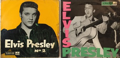 Lot 628 - ELVIS PRESLEY - ROCK 'N' ROLL NUMBER 1 & 2 LPs (ORIGINAL UK HMV COPIES - CLP 1093/1105)