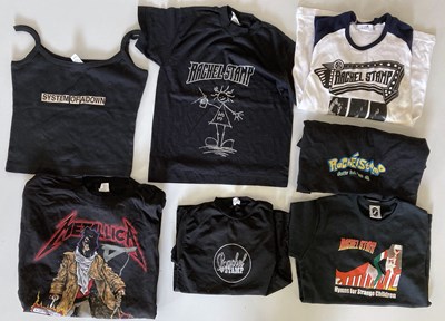 Lot 248 - MUSIC CLOTHING - METALLICA / SYSTEM OF A DOWN / RACHEL STAMP.