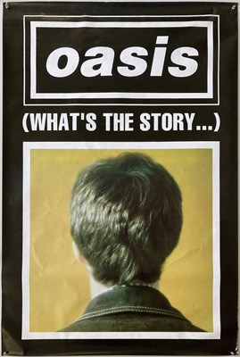 Lot 458 - OASIS WHAT'S THE STORY.. PROMOTIONAL BILLBOARD POSTERS.