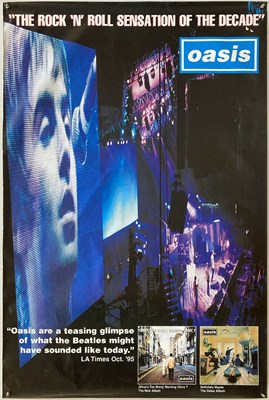 Lot 458 - OASIS WHAT'S THE STORY.. PROMOTIONAL BILLBOARD POSTERS.