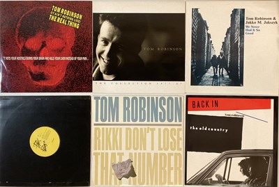 Lot 719 - TOM ROBINSON - LPs/ 12"/ CDs/ CASSETTES