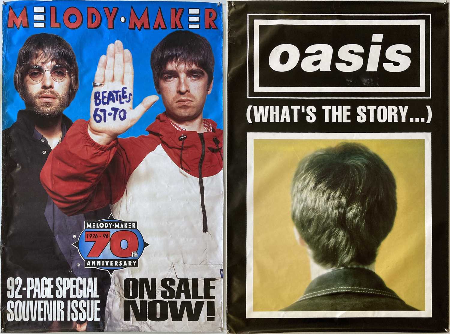 Lot 447 - OASIS BILLBOARD POSTERS.