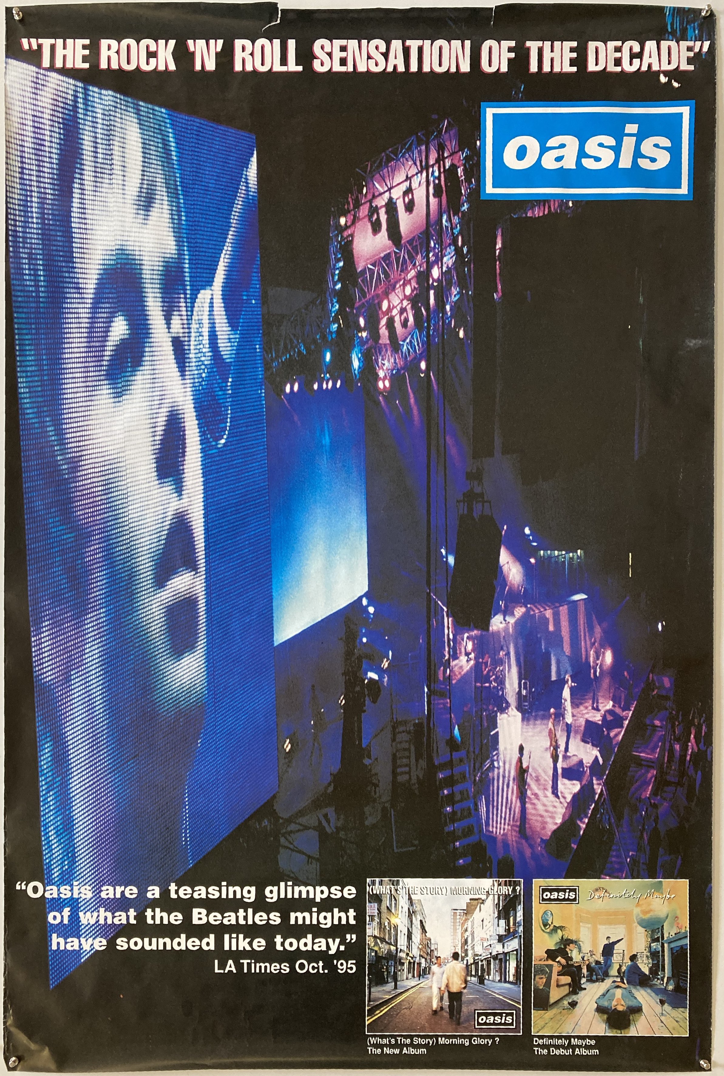 Lot 520 - OASIS BILLBOARD POSTERS.