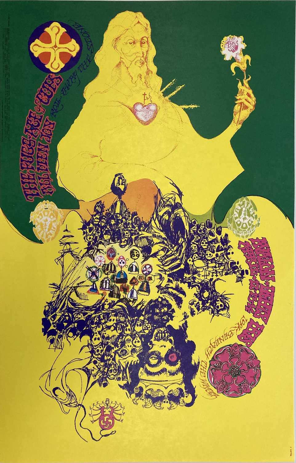 Lot 303 - ORIGINAL 1968 FAMILY DOG SAN FRANCISCO PSYCH POSTER.