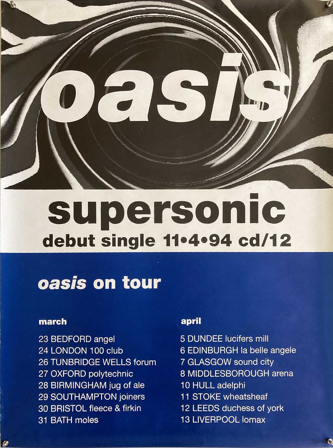 oasis tour dates 1994