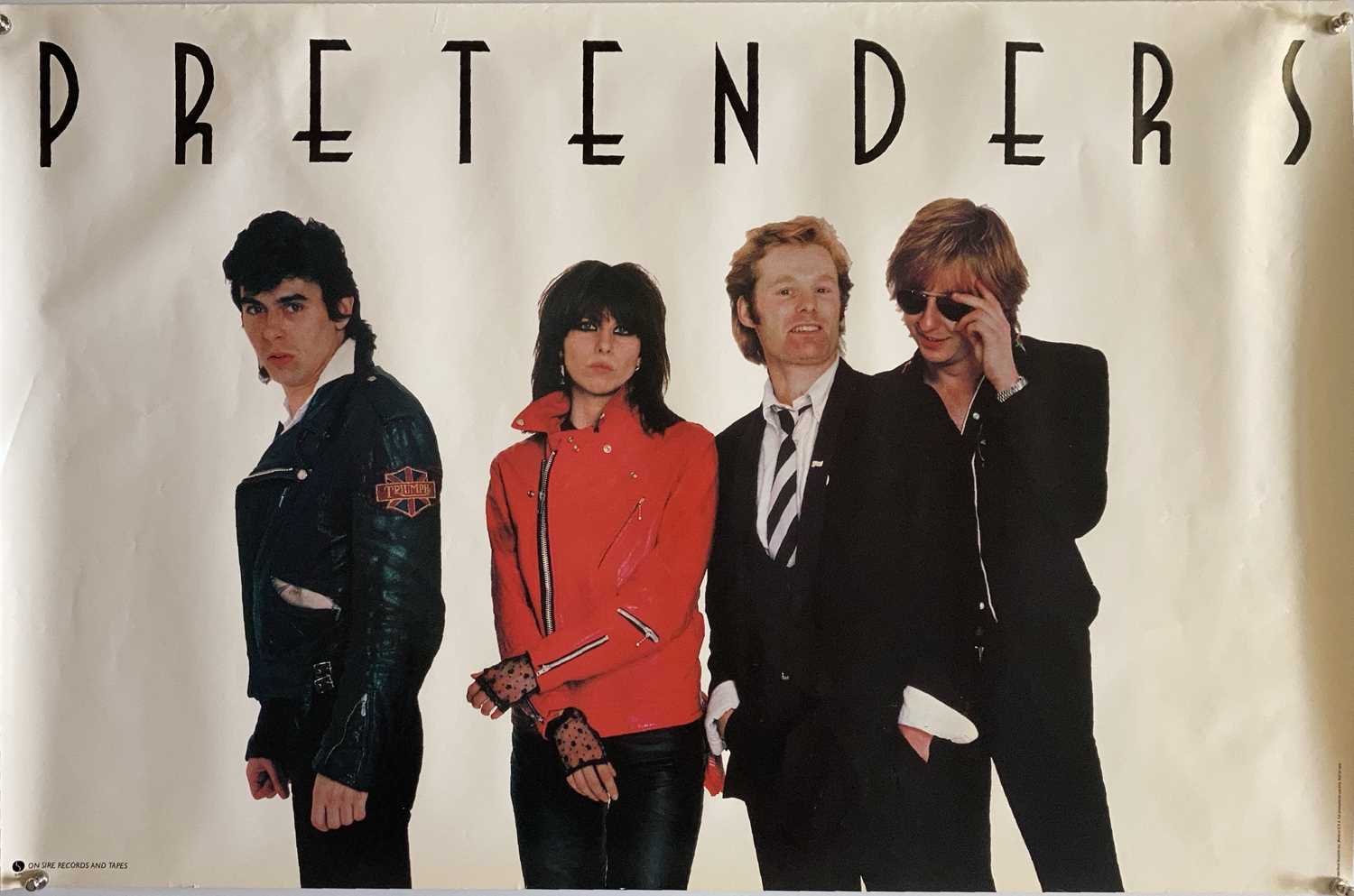 Lot 469 - THE PRETENDERS ORIGINAL SIRE RECORDS POSTER.