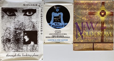 Lot 470 - SIOUXSIE AND THE BANSHEES POSTERS/SIMPLE MINDS POSTERS.