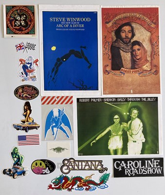 Lot 306 - ISLAND RECORDS POSTERS / COLLECTABLE STICKERS.