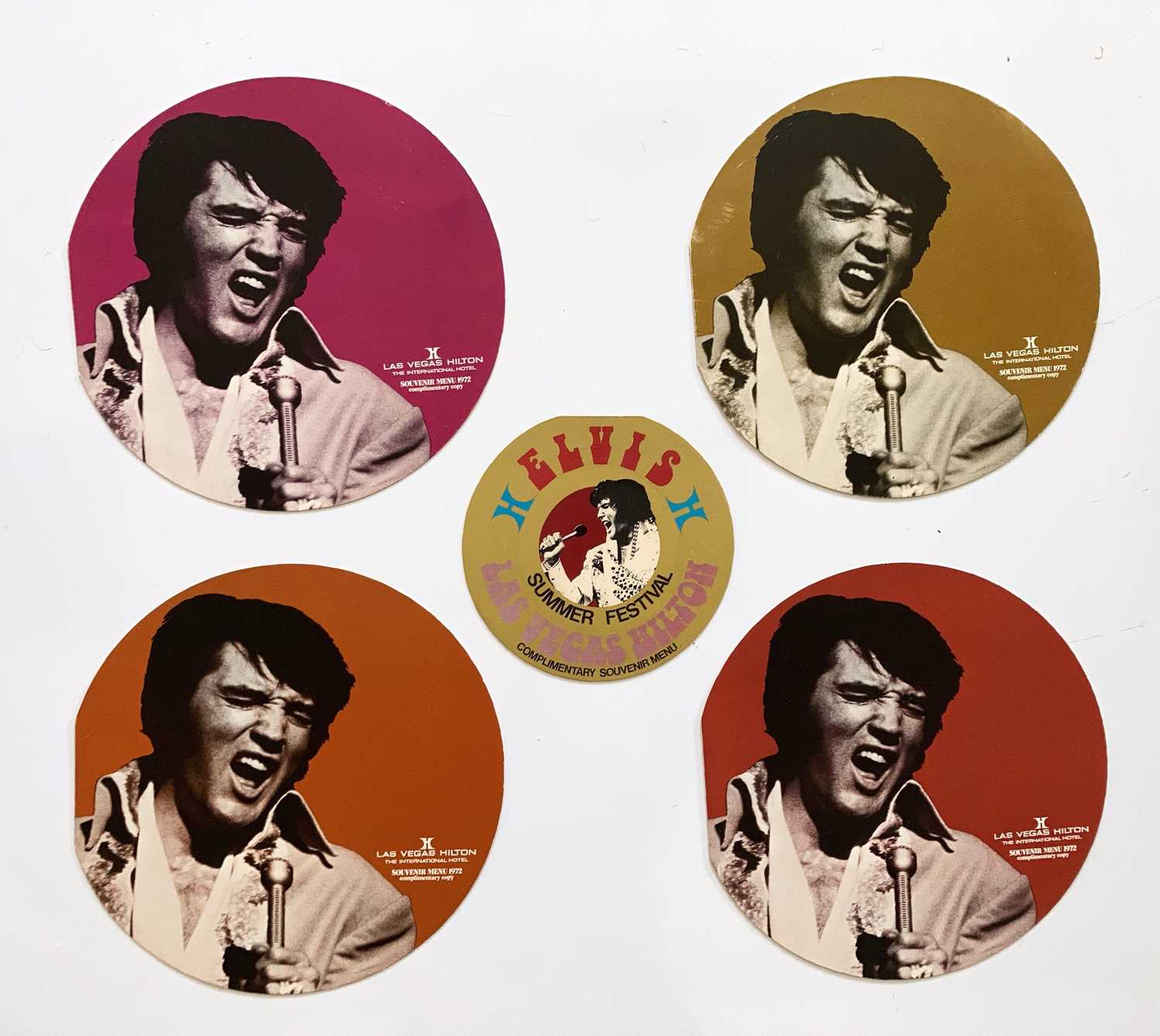 Lot 436 - ELVIS PRESLEY LAS VEGAS HILTON 1972.