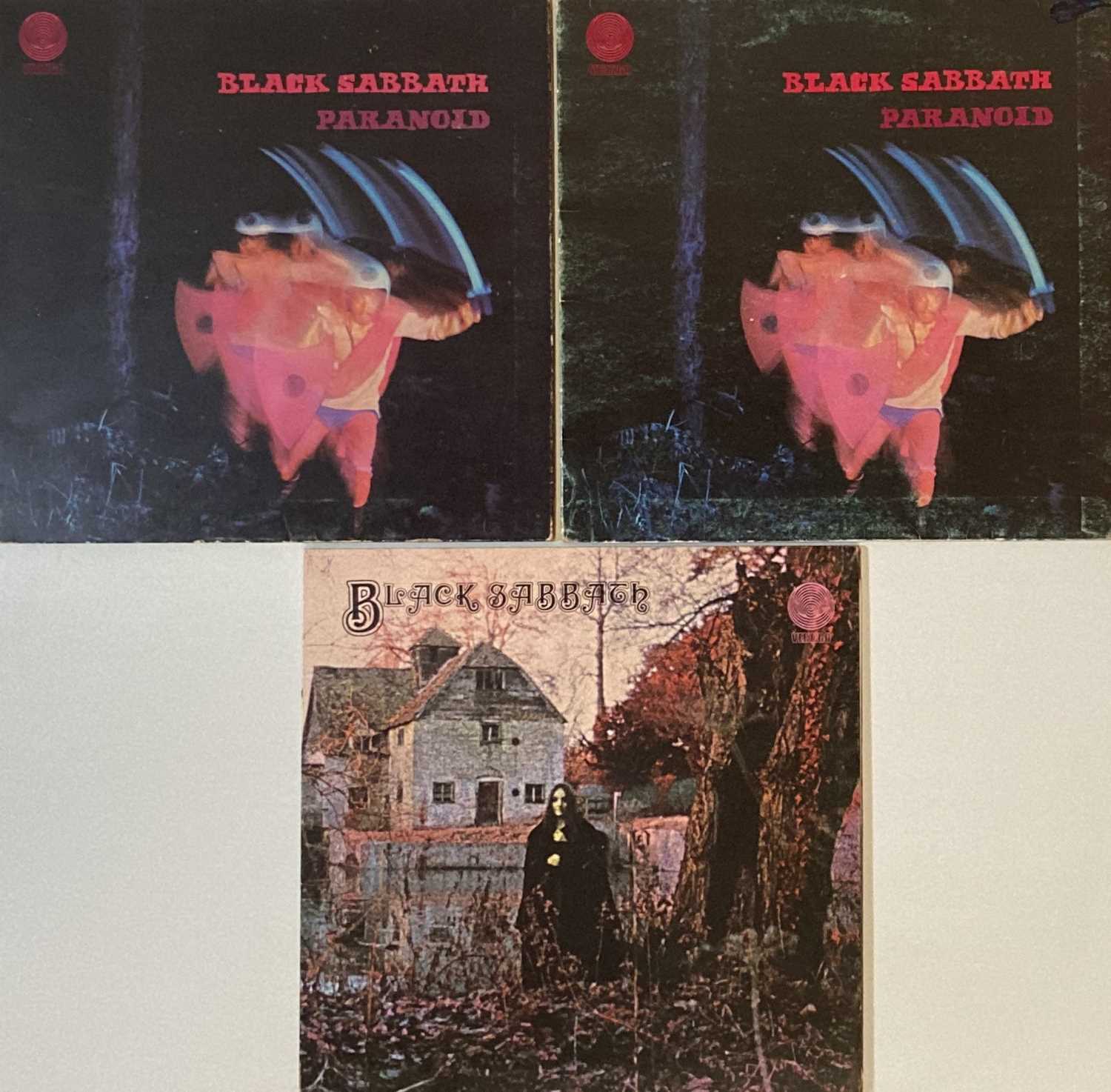 Lot 634 - BLACK SABBATH - VERTIGO SWIRL LPs