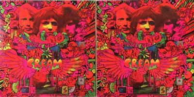 Lot 635 - CREAM - DISRAELI GEARS LPs (2 ORIGINAL UK MONO COPIES - REACTION 593 003)