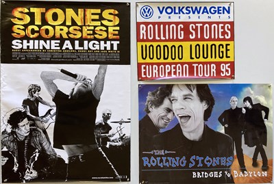 Lot 431 - ROLLING STONES VW WINDOW STICKERS AND POSTERS.