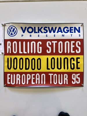 Lot 431 - ROLLING STONES VW WINDOW STICKERS AND POSTERS.