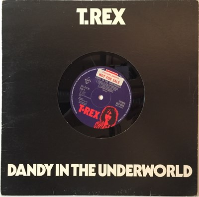 Lot 752 - T REX - DANDY IN THE UNDERWORLD LP - WITH  PRE-RELEASE PROMO PACK