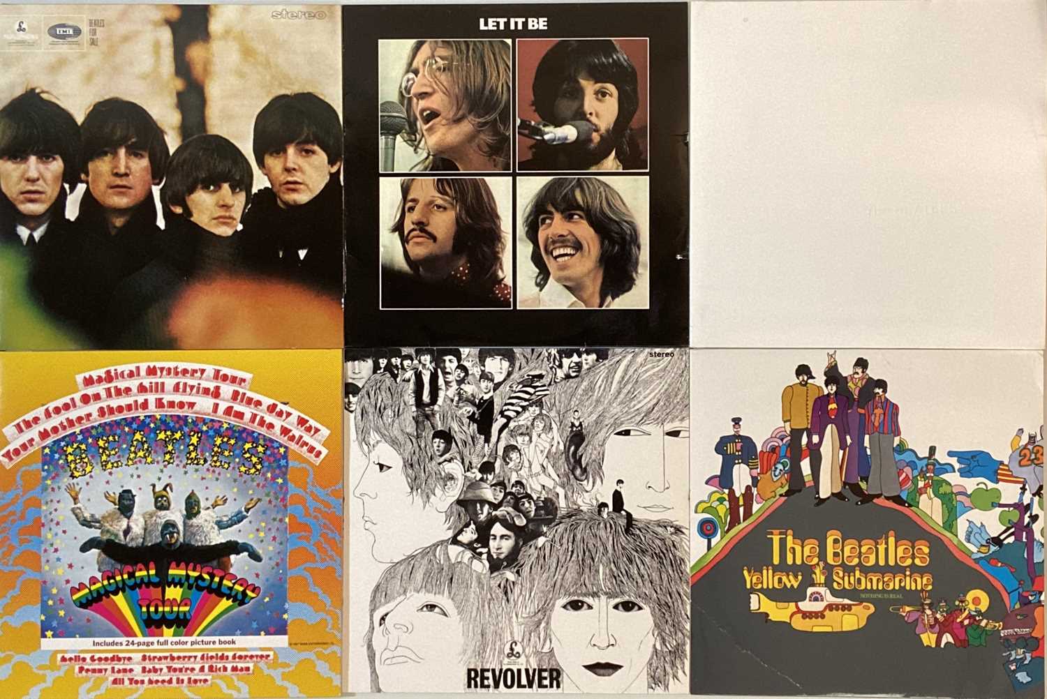 Lot 761 - THE BEATLES - REISSUE LP PACK