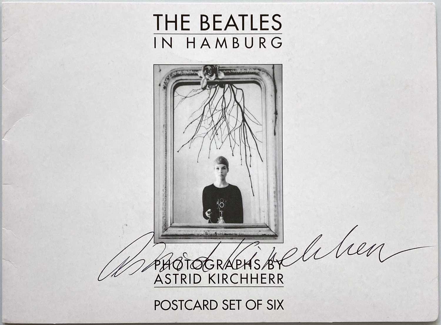 Lot 325 - ASTRID KIRCHHERR SIGNED SET OF POSTCARDS.