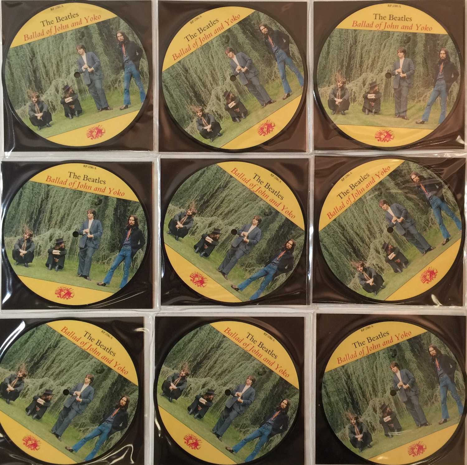Lot 53 - THE BEATLES - BALLAD OF JOHN AND YOKO 7" PICTURE DISC (25 COPIES)