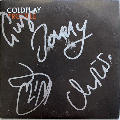 Lot 182 - COLDPLAY SIGNED CD.