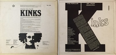 Lot 643 - THE KINKS - ORIGINAL UK (MONO) LP BUNDLE