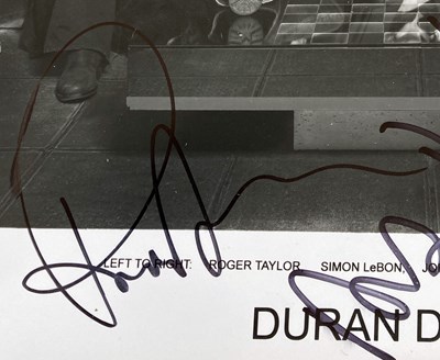 Lot 185 - DURAN DURAN SIGNED PROMO PHOTO.