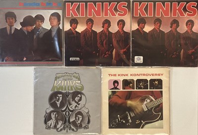 Lot 646 - THE KINKS - ORIGINAL 60s LP BUNDLE (WITH EXPORT COPIES)