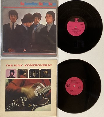 Lot 646 - THE KINKS - ORIGINAL 60s LP BUNDLE (WITH EXPORT COPIES)