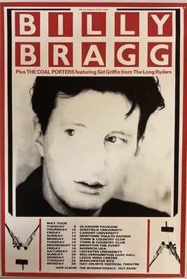 Lot 208 - BILLY BRAGG 1990S TOUR POSTERS