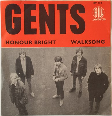 Lot 786 - GENTS - HONOUR BRIGHT C/W WALKSONG 7" (ORIGINAL SWEDISH COPY - BILL RECORDS BT 112)