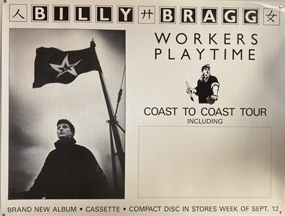 Lot 211 - BILLY BRAGG WORKER'S PLAYTIME POSTERS