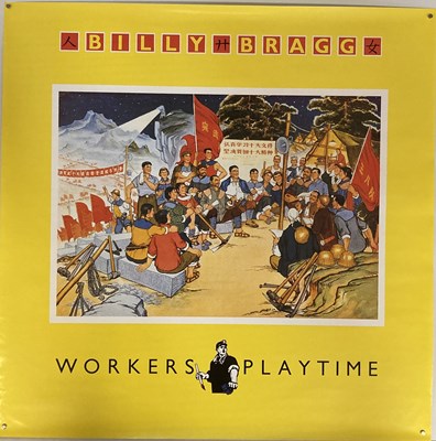 Lot 211 - BILLY BRAGG WORKER'S PLAYTIME POSTERS