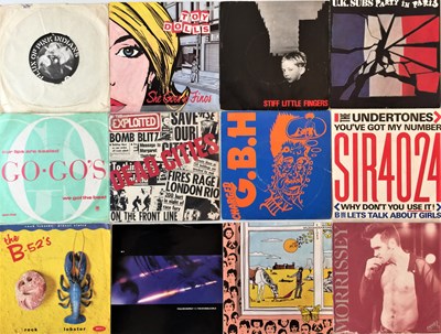 Lot 1045 - PUNK/OI/HARDCORE/NEW WAVE - 7" COLLECTION