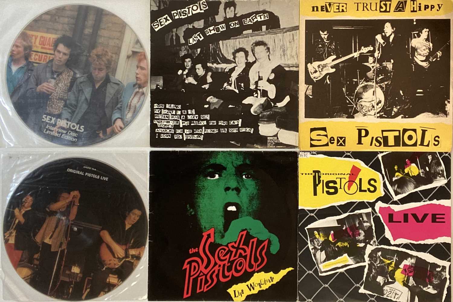 Lot 1046 - SEX PISTOLS - PRIVATE RELEASE LPs