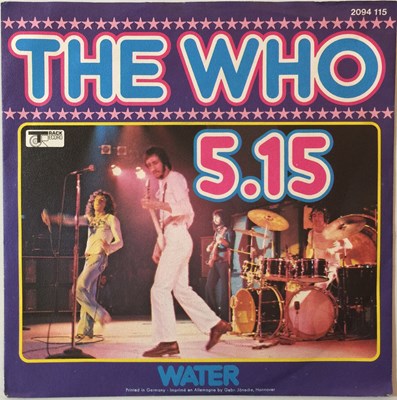 Lot 792 - THE WHO - 60s GERMAN PICTURE SLEEVE 7"