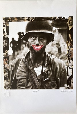 Lot 510 - CRASS / PUNK - GEE VAUCHER SIGNED LIMITED EDITION PRINT.