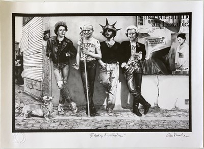 Lot 511 - CRASS / PUNK - GEE VAUCHER SIGNED LIMITED EDITION PRINT.