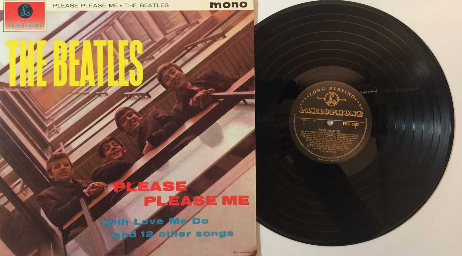 Lot 924 - THE BEATLES - PLEASE PLEASE ME LP (1ST UK 'BLACK AND GOLD' PRESSING - PMC 1202 - SUPERB COPY)