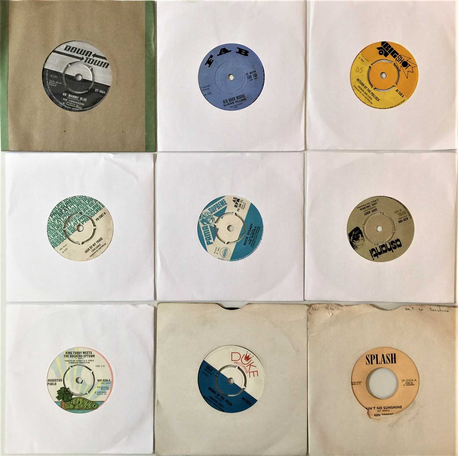 Lot 805 - REGGAE 7" (60s/70s UK RELEASES - 'COLLECTABLE CUTS'!)