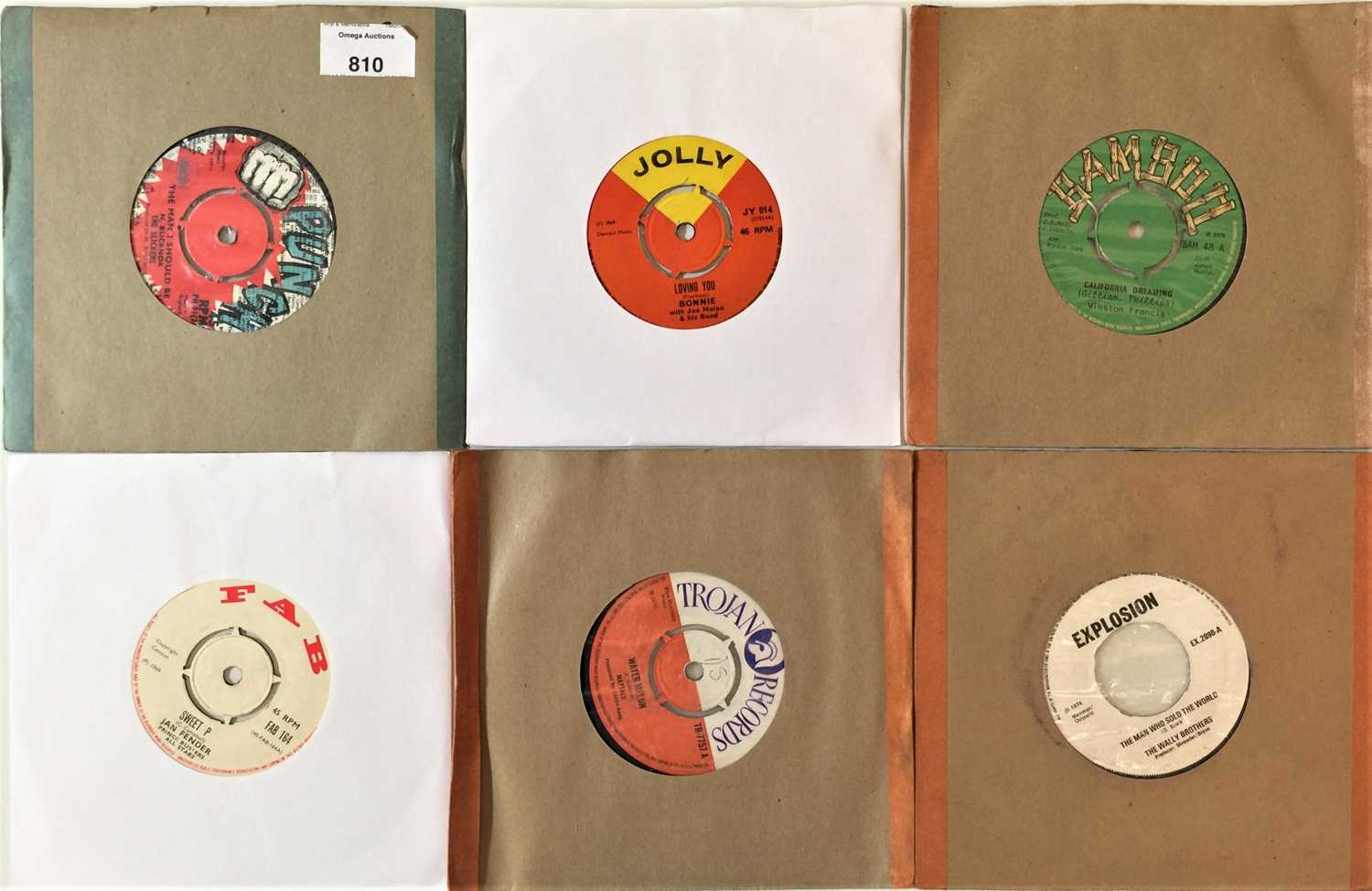 Lot 810 - REGGAE 7" (UK LATE 60s/70s RELEASES - TOP RARITIES)